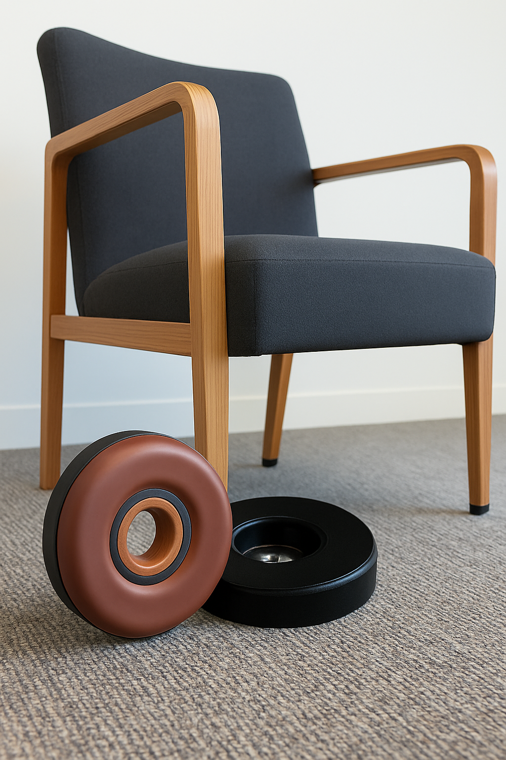 Gecko Chair Tips - Glides On Carpet