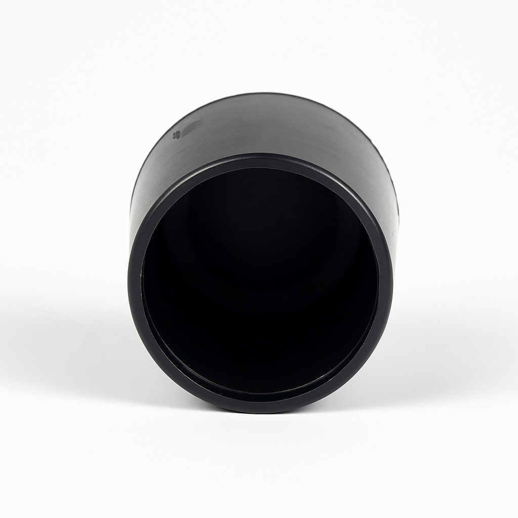 Heavy Duty Domed Round Black External Chair Tips